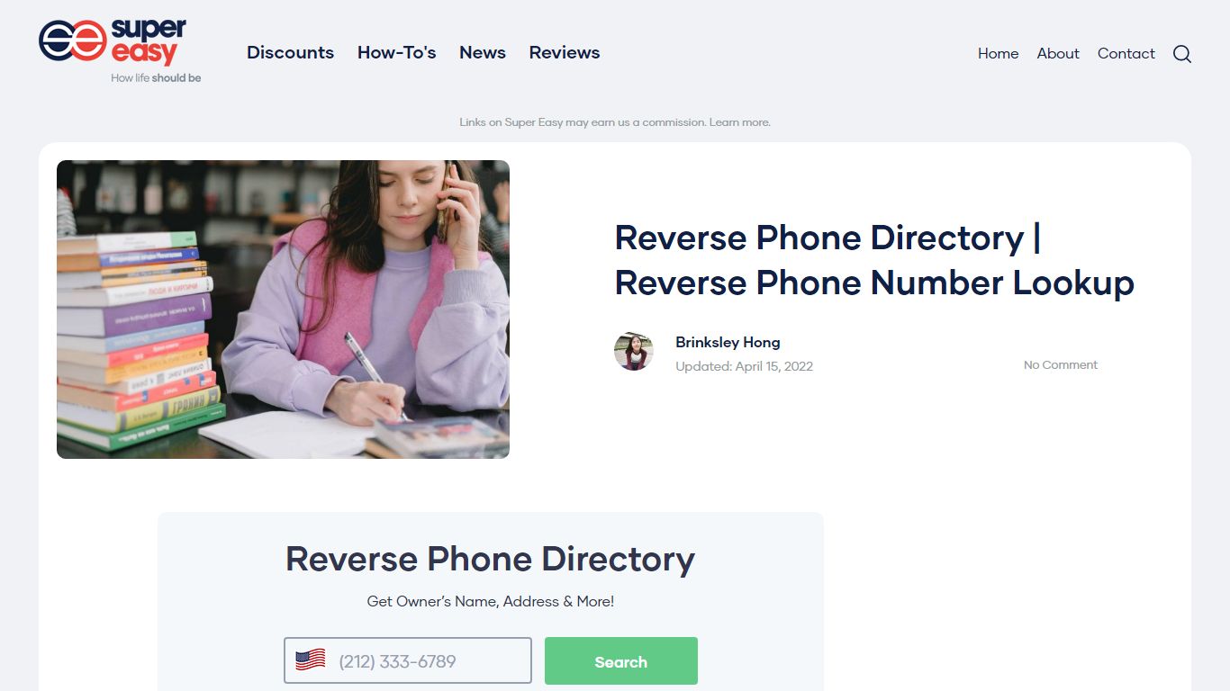 Reverse Phone Directory | Reverse Phone Number Lookup - Super Easy